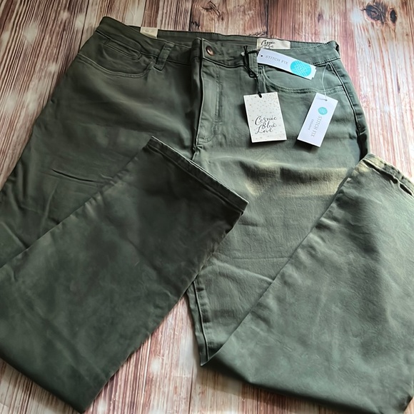 Cosmic Blue High Rise Relaxed Wide Leg pant 32 - Picture 1 of 12